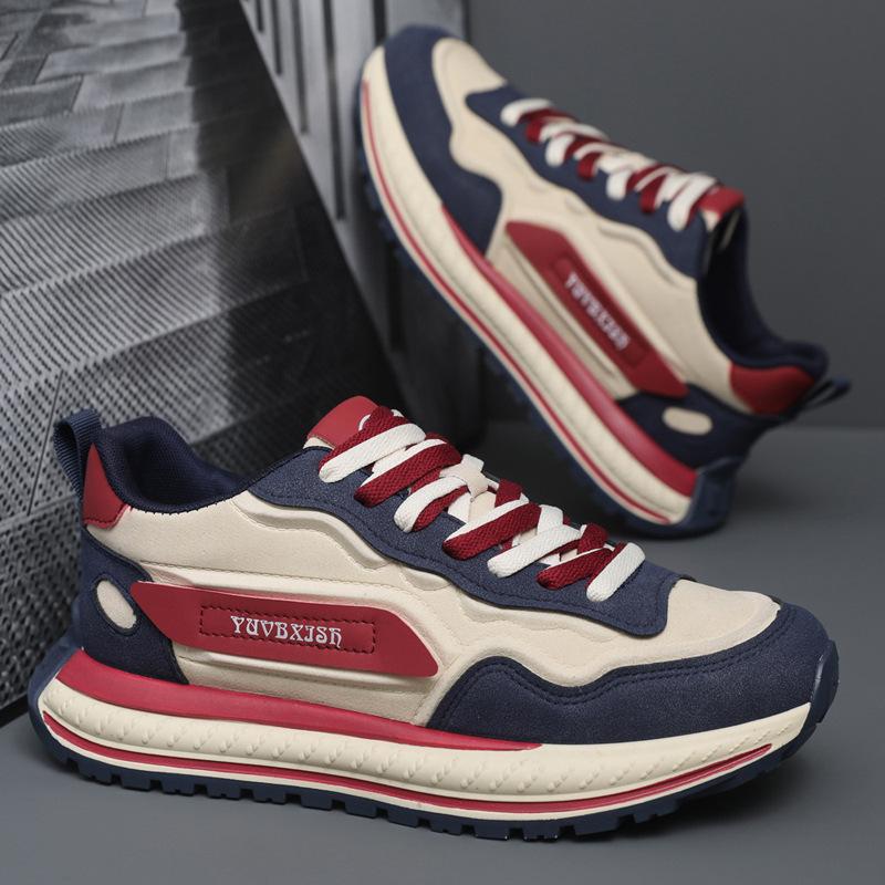 Little White Shoes Men'S Trendy Shoes New Spring Breathable Canvas Shoes Lightweight Soft Sole Low-Top Sports And Leisure Shoes Men