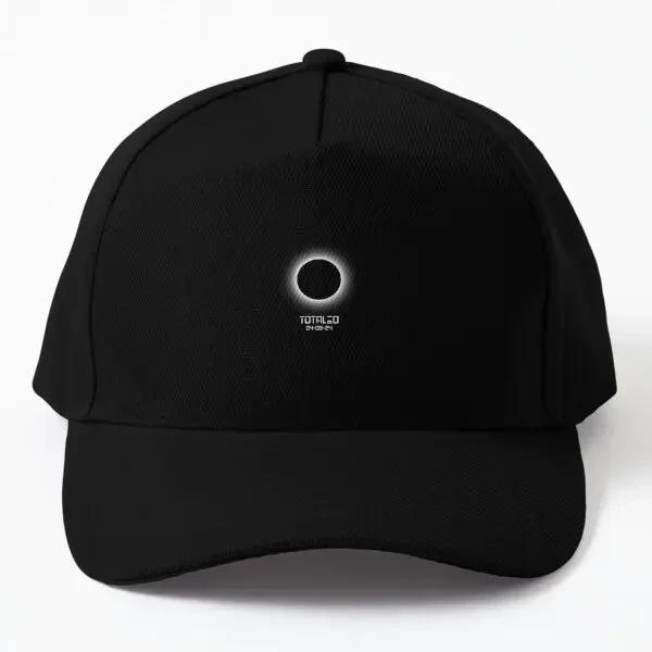 Totality On This Day Baseball Cap Hat Solid Color Casual Unisex Black Casquette Unisexs Hip Hop Fish Czapka Sun Sport Bonnet Black