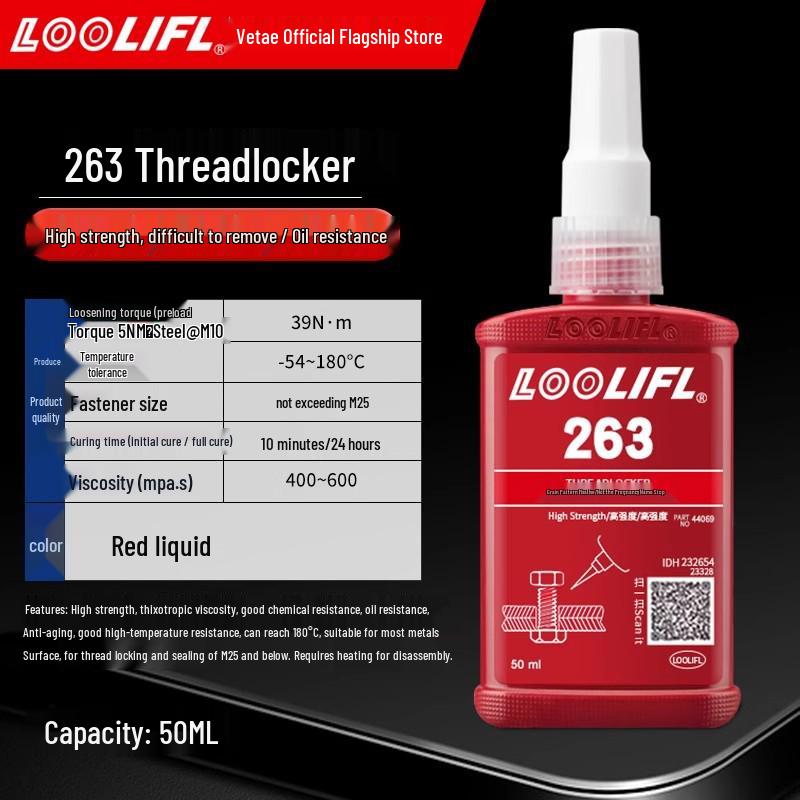 243 High Temp Anaerobic Threadlocker Screw Glue
