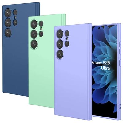 Hot Sales Lightweight colorfulCase For Samsung Galaxy S25 UItra S24 S24 UItra S22 S23 UItra Original Silicone Soft Back Cover