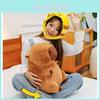 Cute Adorable Capybara Plush Toy With Bee Hat Perfect For Birthday Gifts And Collecting
