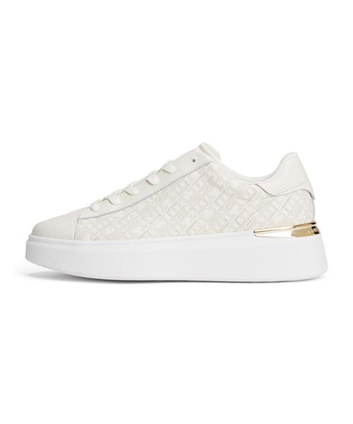 Tommy Hilfiger Estifania Monogram Platform Sneakers - Ivory (T52G0Ars130Wt1Ya8) (T52G0Ars130Wt1Ya8)