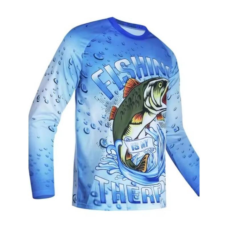 

Мужская футболка с принтом Удобная С длинными рукавами Универсальная Модная 5XL