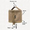 Porta Rotolo Carta da Cucina in Rete Dispenser Pieghevole per Tovaglioli Tubo Robusto per Fazzoletti da Appendere Viaggio