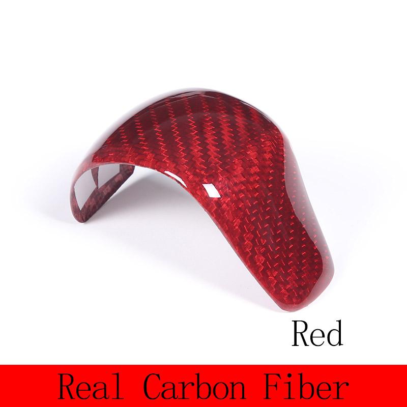 For Mercedes Benz G Class W463 2012-2018 Real Carbon Fiber Car Central Control Gear Head Decorative cover Car Accessories