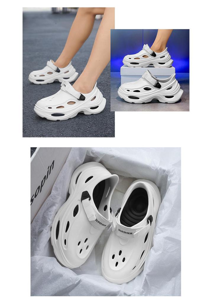 Men's Summer Non-Slip Wear-Resistant Sports Sandals with Thick Sole for Outdoor Activities