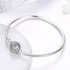 Pandora-Style Modular Bracelet Shiny Pave 23 Cm
