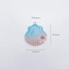 Marine Color Shell Summer Keychain Materials