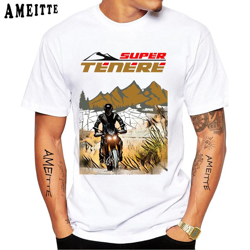 2025 New Tenere 700 Adventure SuperTenere 1200 Sport T-shirt Men Short Sleeve Ride Motorcycle T-Shirt Hip Hop Boy Riding  Tees