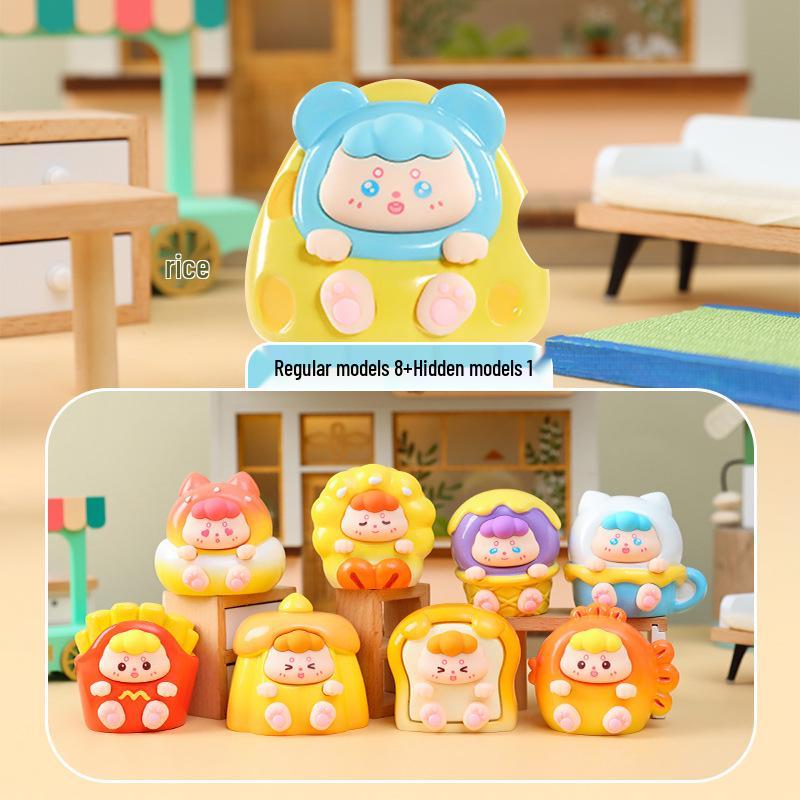 Three Little Hairs (Samuel) Mini Plush Animal Doll Blind Box - Cute, Creative, Funny Ornament