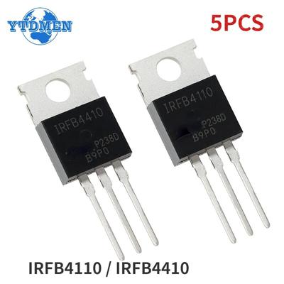 5 pezzi Transistor MOSFET IRFB4110 IRFB4410 TO-220 Kit transistor a canale N IRFB4110PBF IRFB4410PBF Componente elettronico
