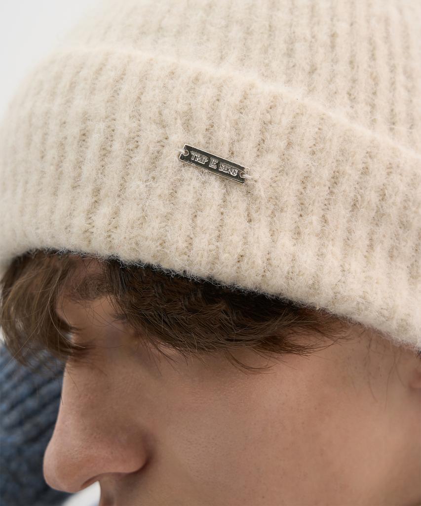 TRIP LE SENS [Gift Box] Wool Blend Hairy Beanie_4 Colors_Unisex