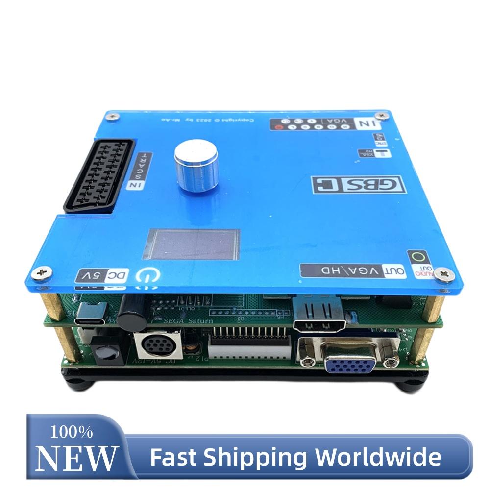 Arcade Game RGBS RCA/VGA To VGA/RCA Converter LCD Screen VGA/SCART To VGA Scan Converter Supports 1080P for PlayStation2 Console