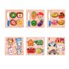 Children Lifelike Cutting Food Fruits Vegetables Food  Educational PlaySet Toys for 3-8 Year Old Girls Cooking Utensils