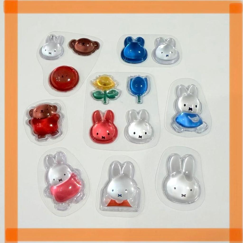 Used Miffy Pote Gem Sticker 4 Types Drop Sticker 3D