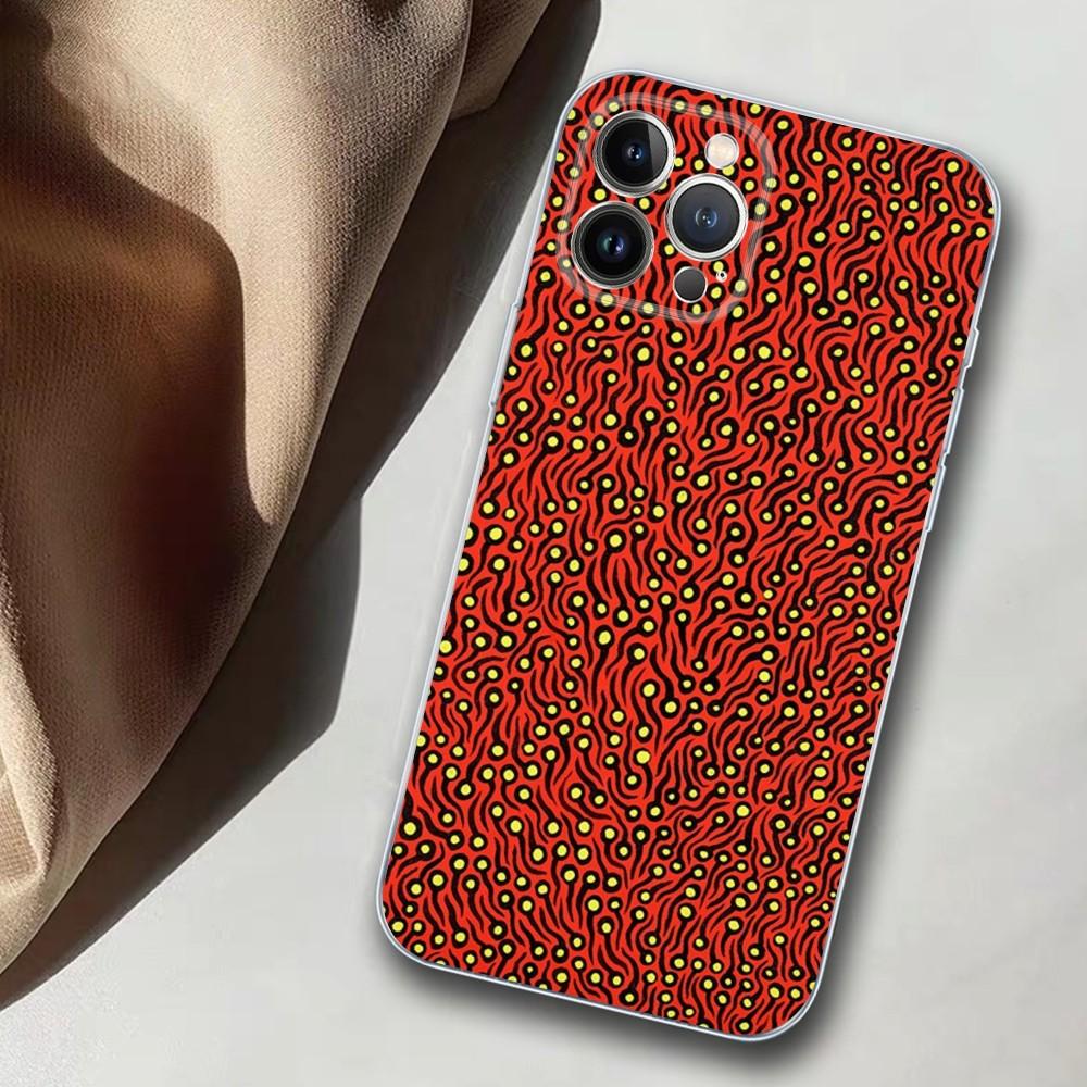 Yayoi Kusama Art Phone Case For iPhone 14 11 12 13 Mini Pro XS Max Cover 6 7 8 Plus X XR SE 2020 Funda Shell