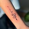 Ink And Wash Snake Forearm Tattoo Sticker, Waterproof And Long-Lasting, Men'S And Women'S Advanced Sense Simulation Tattoo