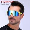 Occhiali da Ciclismo alla Moda Versatili - Occhiali Sportivi Antivento Trendy per Uomo e Donna