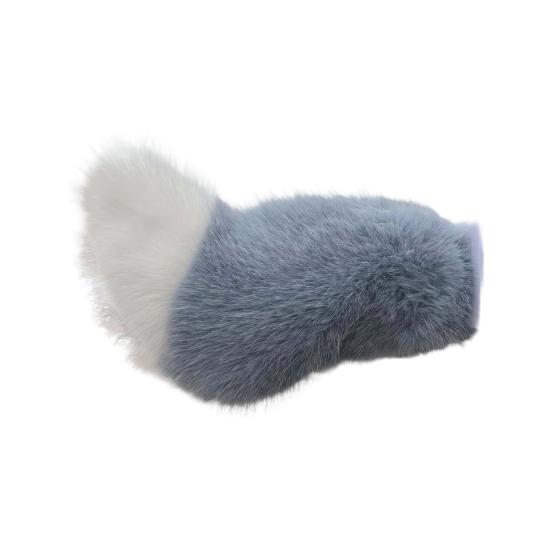 Faux Fur Electric Wagging Tail for Car, Remote Control Moving Tail Decoration, Rechargeable Detachable Auto Accessory for Anime Cosplay