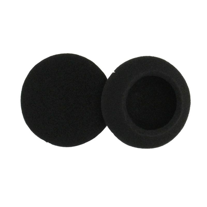 10 Pares/lote Redondo 35 40 45 50 55 60 65 mm Cubierta de Auriculares Reemplazo Esponja Almohadillas para Orejas Universal Almohadillas de Espuma Cojín de Espuma