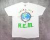 Vintage 1989 REM Green Tour Shirt Size XL