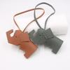 Litchi Pattern Elephant PU Leather Lanyard Bag Charm - Cute Backpack Pendant