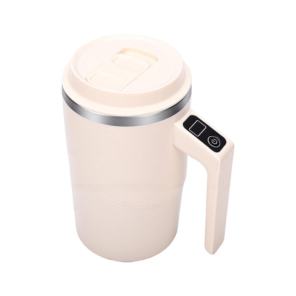 14.11oz Electromagnetic Self Stirring Coffee Mug Stainless Steel Automatic Electric Mixing Cup for Home Office Travel