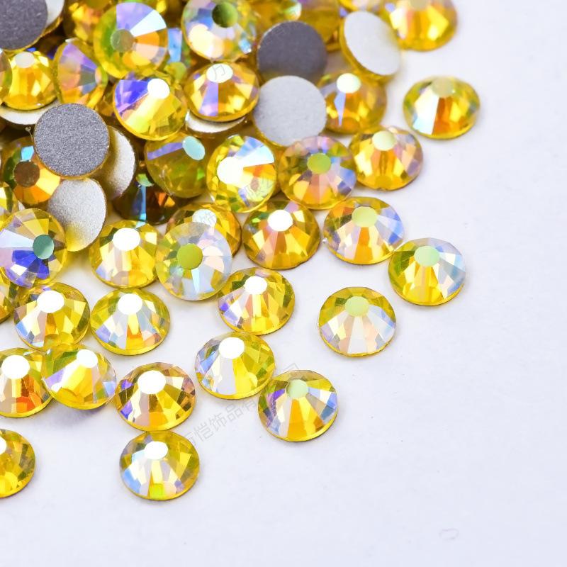 Nail Art Rhinestone Crystal Glass Accessories Diy Flat-Bottomed Drill, Mobile Phone Case Colorful Guomao A Diamond Accessories Accessories Accessories