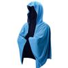 FUPUTWO Kühlhandtuch mit Sommerkapuze, Kühlend, Schweißabsorbierend, Schnelltrocknend, Poncho/Umhang, (Hellblau)