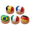 Cartoon Expression Dumpling Toy Stress Relief Flag Theme Steamed Bun Squeeze Fidget Toy Hand Relaxation Decompression Tool