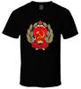 USSR Emblem Socialist Soviet Union Coat of Arms TShirt 100 Cotton ONeck Summer Short Sleeve Casual Mens Tshirt Size S3XL