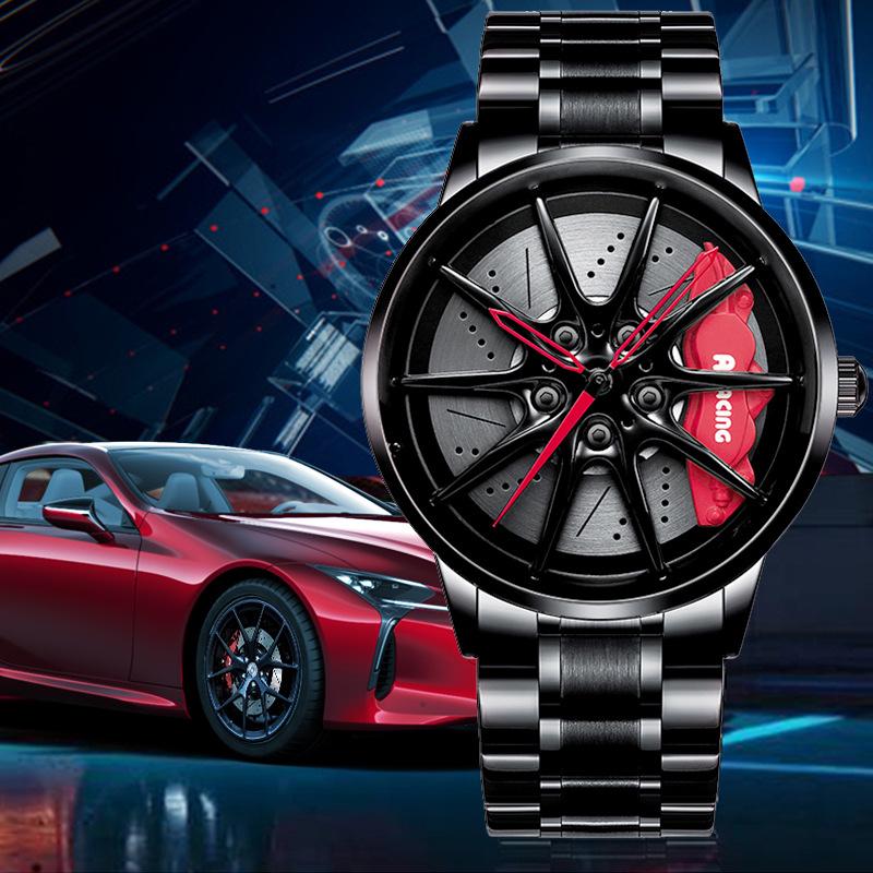 SVJ Watch RAYS-G25: Three-Dimensional Hollow Dial for Car Modification - Cultural Conceptual Mechanical Design
