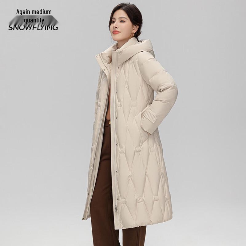 XueZhongFei Women's Long Winter Down Jacket