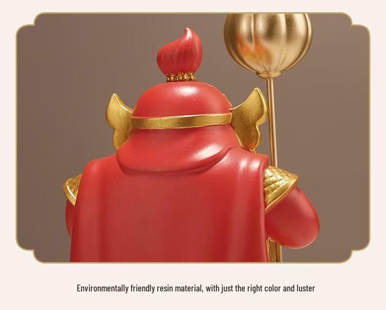 Fortune & Wealth Door God Ornament for Living Room Decor & Housewarming Gift