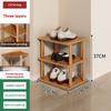 2-9Layer Small Household Shoe Storage Bamboo Simple Shoe Rack Shoe Rack Household Doorstep Storage Rack Tool Corner Organizer