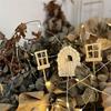 Unpainted Miniature Fairy Doors& Windows Craft Kit(48 Pcs)- Wooden Garden Doors Accessory For Home Party Event Decoration