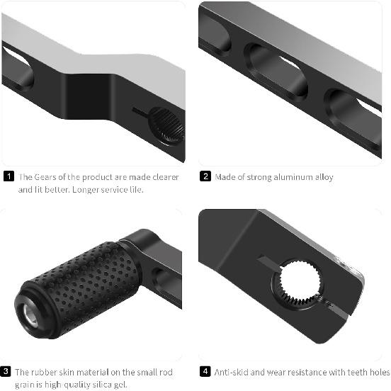 Motorcycle Heel Toe Shift Lever Brake Pedals, Shift Peg for Harley Davidson Softail Touring Road Glide Street Glide Levers Road King Glide Trikes