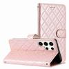 Wallet Pattern Faux Quilted Leather Case For Samsung Seriesgalaxy A12 A15 A17 A26 S20 S21 S22 S23 S24 S25 360° Protection With Card Slots Stand
