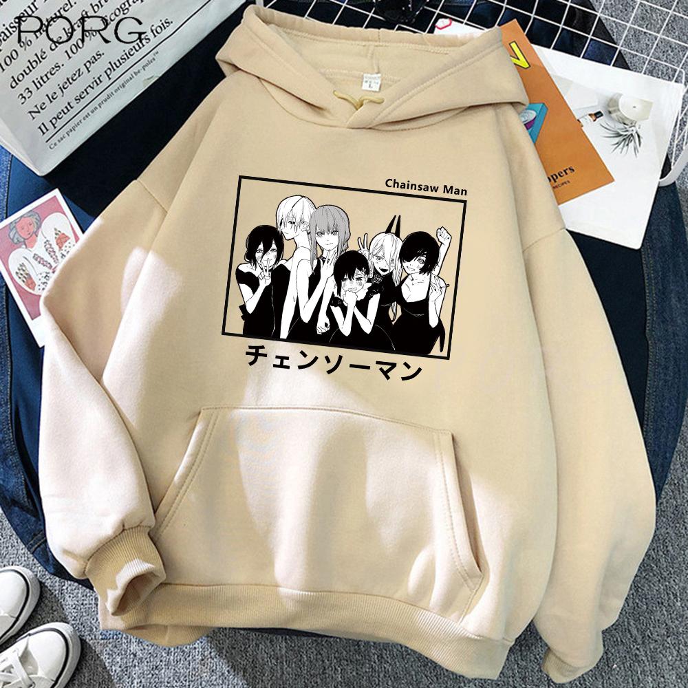 Anime Chaaw Man Print Graphic Hoodies Vintage Oversized Hooded Sweatshirt Long Sleeves Soft Cotton Hoodie Men Women Clothes