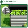 8x2x2FT Galvanized Raised Garden Bed Kit Rectangle Metal Flower Box Silver Large Planter Outdoor Garden for Planting Fruit Herb