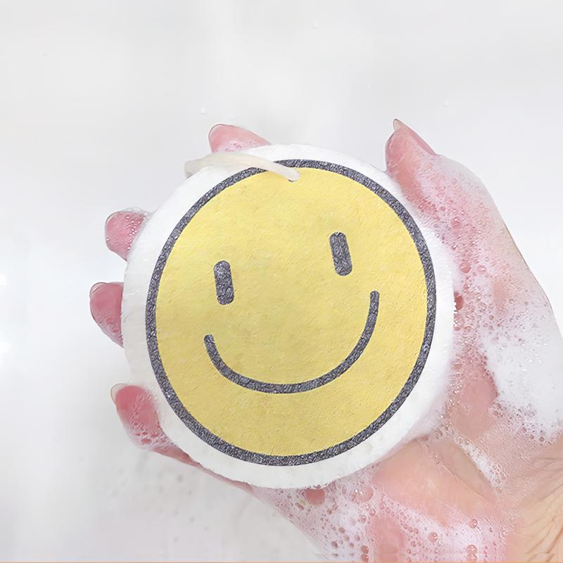 Smile Daisy Washcloth 1 Set Plant-Based Biodegradable Washcloth