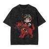Classic Retro Game Hades Zagreus Funny Graphic Print T-Shirt Men Women Vintage Washed Cotton Y2K Harajuku Unisex Oversize Streetwear Short Sleeve Top