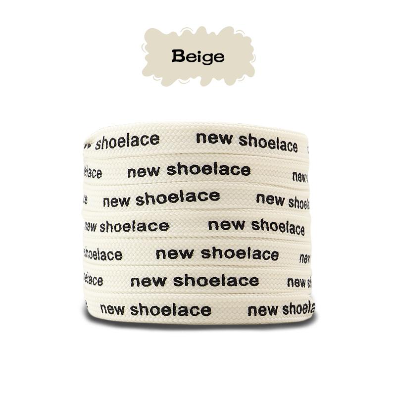 Stylish Reversible Letter-Printed Shoelaces High-Quality Shoelace for Sneakers and Canvas Shoes 100/120/140/160cm 1Pair