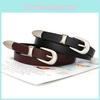 Womens Belt In Pu Leathe Metal Closure For Street Fashion