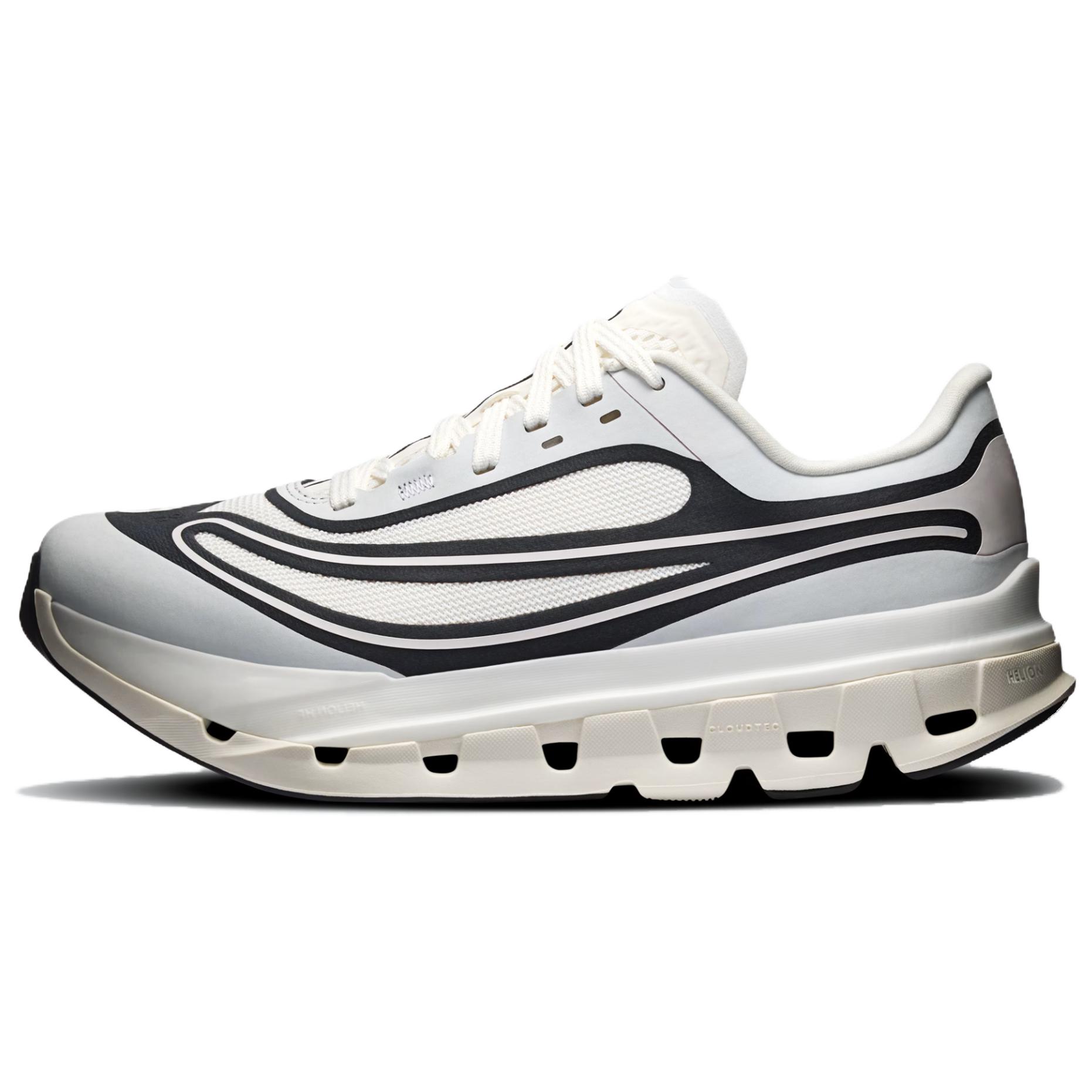 

On Cloudflow 5 Удобные Универсальные Повседневные Беговые Кроссовки Женская кроссовка Серый Белый 3WF30440791 37