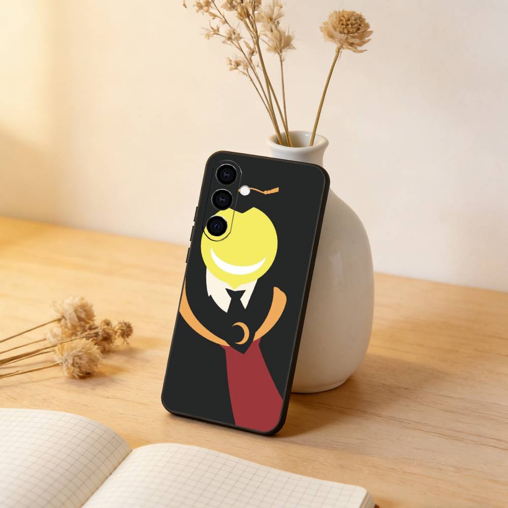

Koro-sensei Phone Case For Samsung Galaxy A73,A72,A71,A70,A53,A52,A51,Others Soft Black Cover Samsung a21
