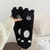 Women's Non-Shedding Coral Fleece Cat Socks - Warm, Cute, Mid-Calf for Autumn & Winter