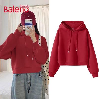 Baleno Women's Cropped Hooded Sweatshirt