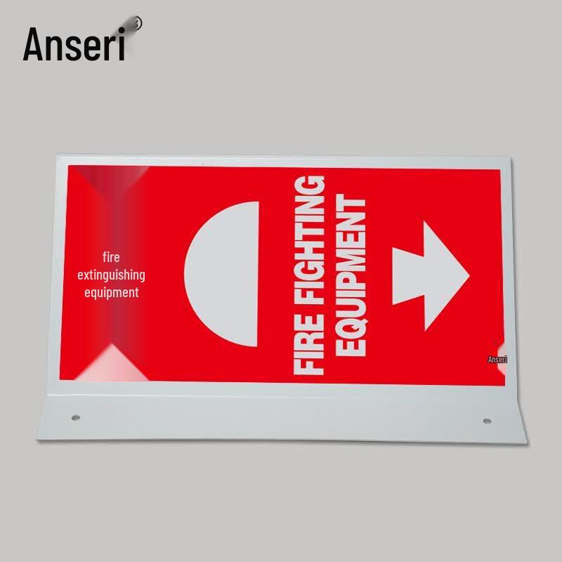 Ansell V-Shape Fire Equipment Warning Sign