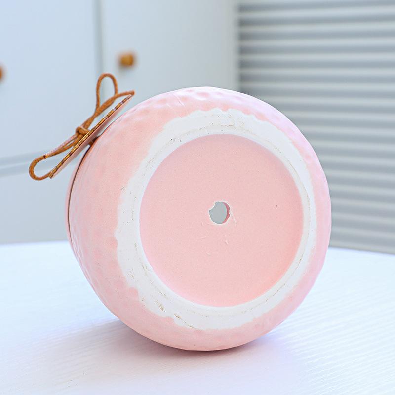 Ceramic Colorful Flower Pot Succulent Pot Plant Pot Planter Bonsai Home Decor Garden Decoration Desktop Ornaments